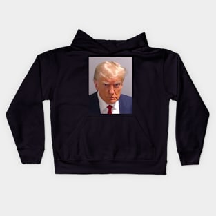 Donald Trump Mug Shot Official 2023 Kids Hoodie